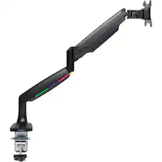 Front. Kensington - Kensington SmartFit Mounting Arm for Monitor, Flat Panel Display, Curved Screen Display - Black - Height Adjustable - 1 - Black.