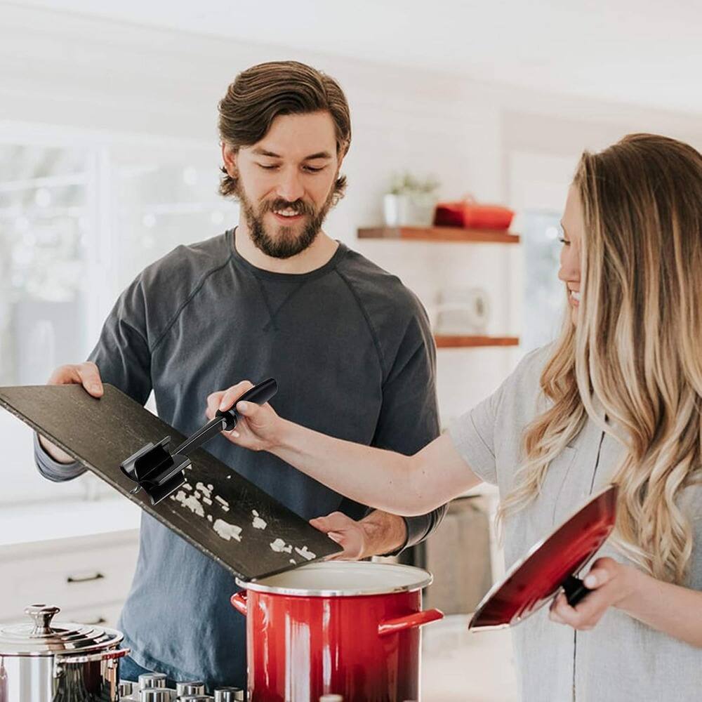 Back. MOSZAR LLC - Meat Chopper – Heat-Resistant Nylon Head, Nonstick-Safe, Black.