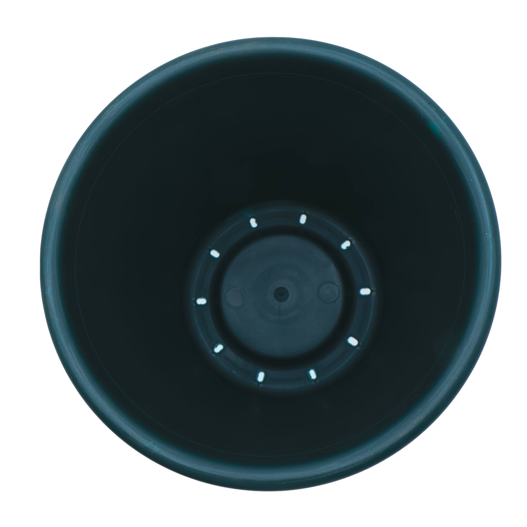 Alt View 1. The HC Companies - The HC Companies 14 Inch Round Classic Planter, Plastic Plant Pot, Evergreen.