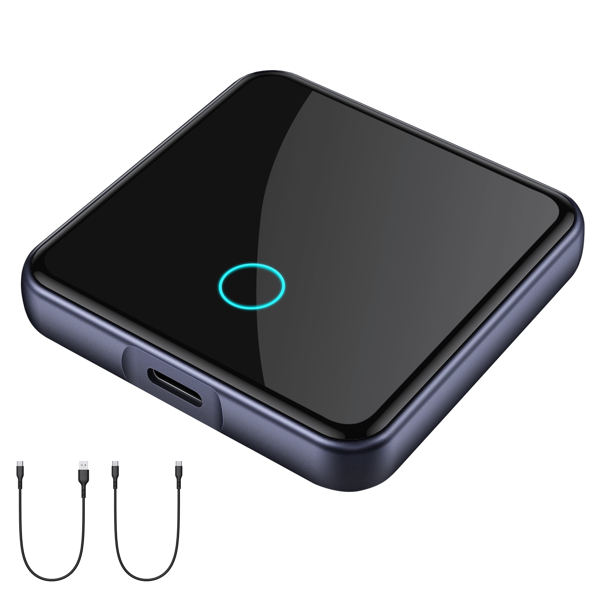 Front. iVANKY - Apple Carplay Wireless Adapter for iPhone for Android with Two USB C Cable - black.