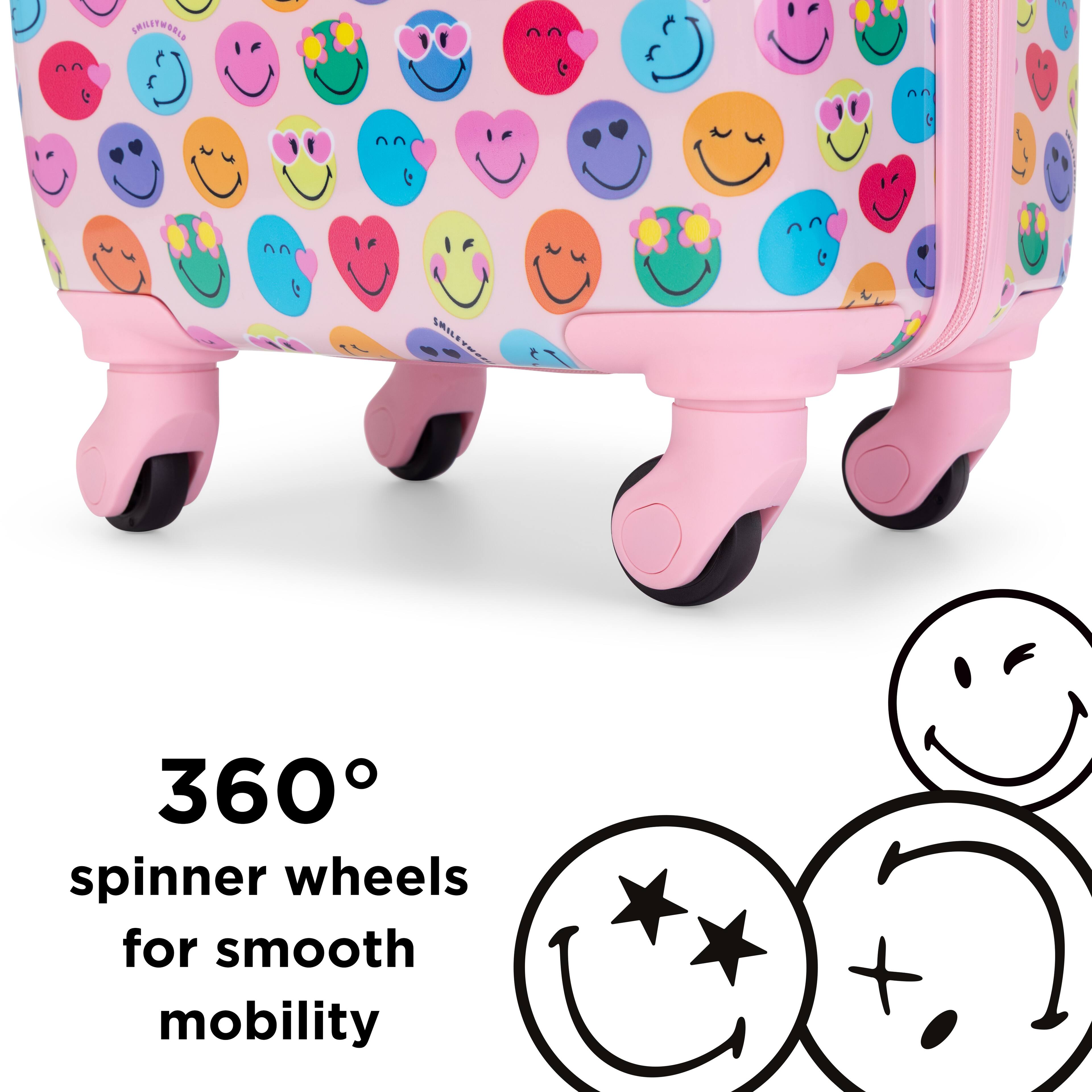 360° spinner wheels for smooth mobility