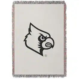 Chad & Jake - Louisville Cardinals Woven Blanket - White