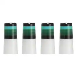 Unique Bargains - Golf Iron Ferrules, Golf Club Ferrules Fits 0.35In Tapered Steel Shafts, 4pcs - Fits Golfing Club Repair/Replacement - Teal, Green, White