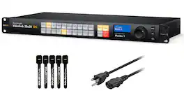Blackmagic Design - Videohub 20x20 12G Zero Latency Video Router Bundle