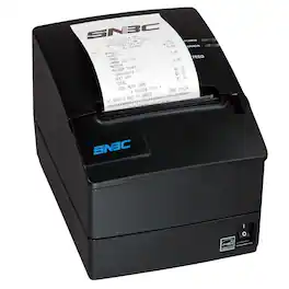 SNBC - BTP-R180II 80mm Thermal Receipt Printer - 230mm/s USB Serial Ethernet | Auto Cutter POS Retail Restaurant Kitchen 3 1/8" - Black