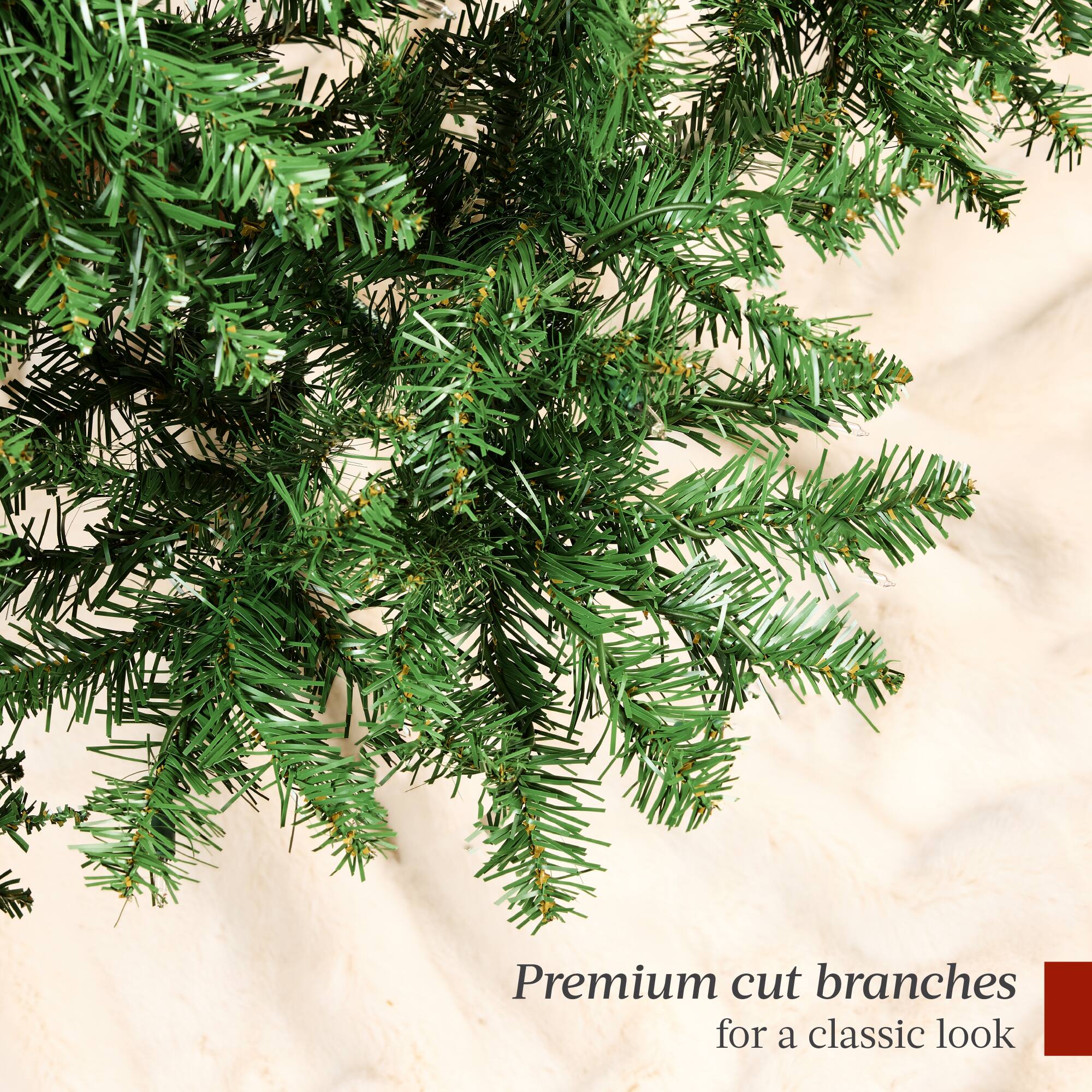 Premium cut branches for a classic look