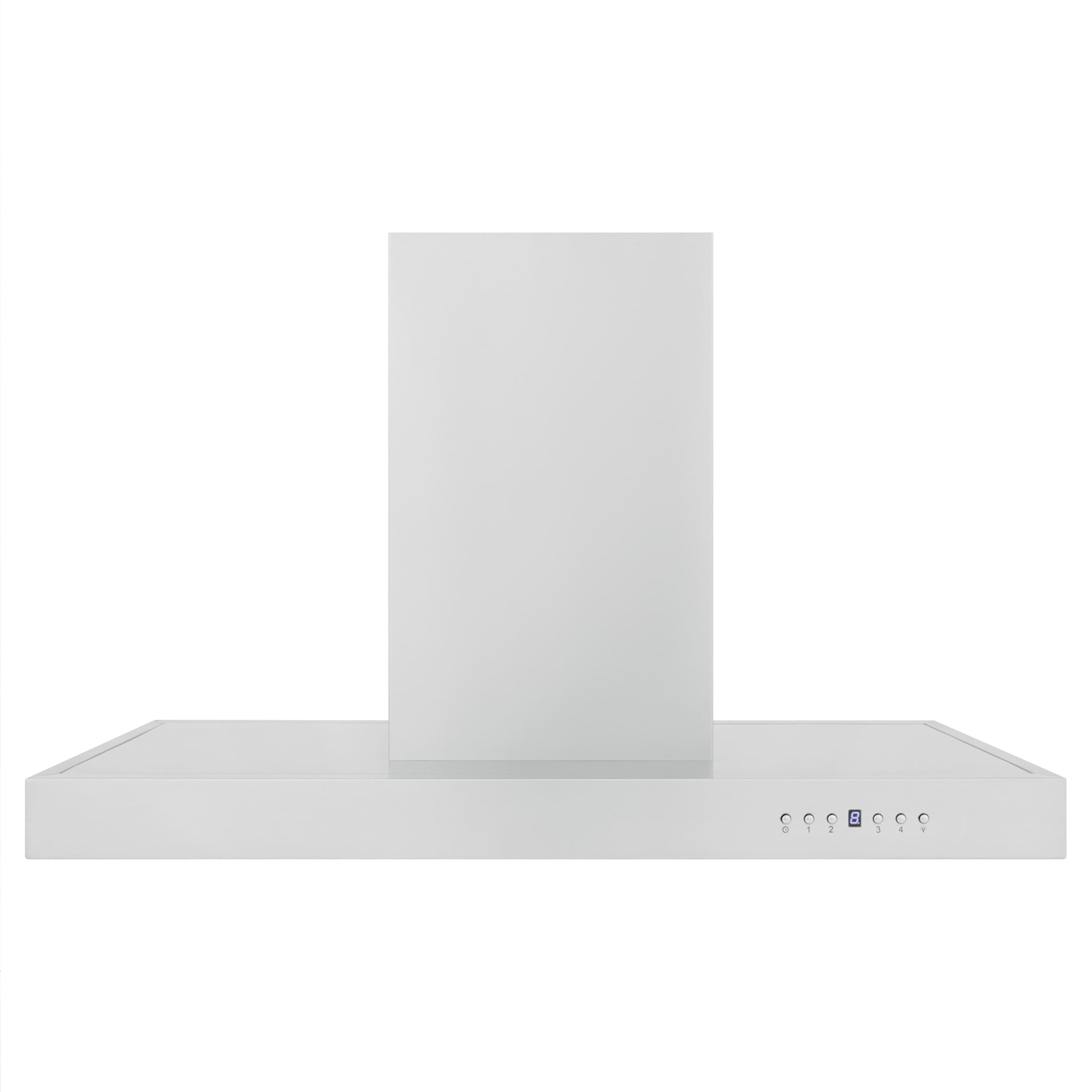Front. ZLINE - 42 in. Island Mount Range Hood (KE2i-42) - Stainless steel.
