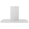 ZLINE - 36 inches - Externally Vented - Island Range Hood - Stainless Steel