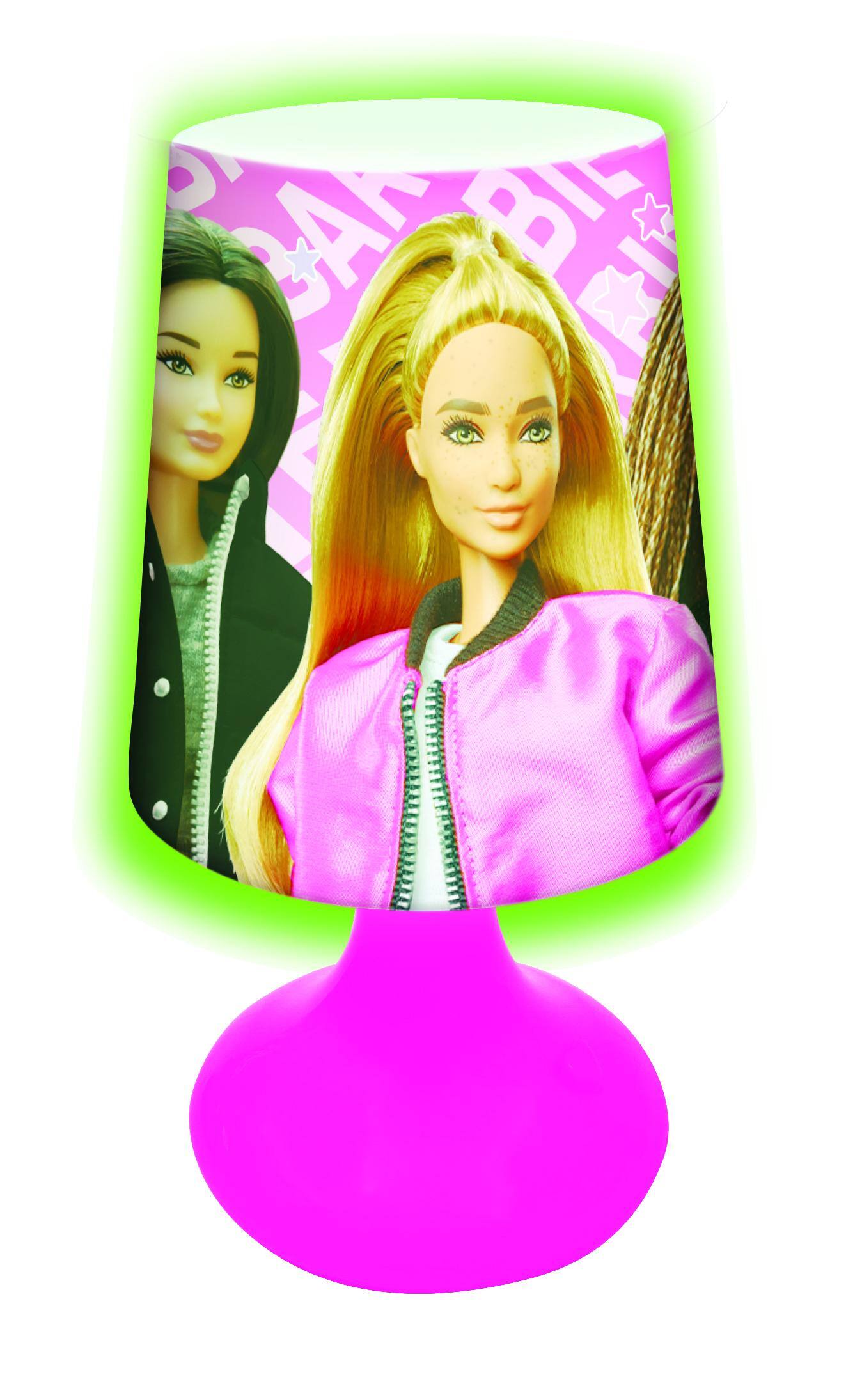 Alt View 3. Lexibook - Barbie Wireless Mini Bedside Lamp and Nightlight.