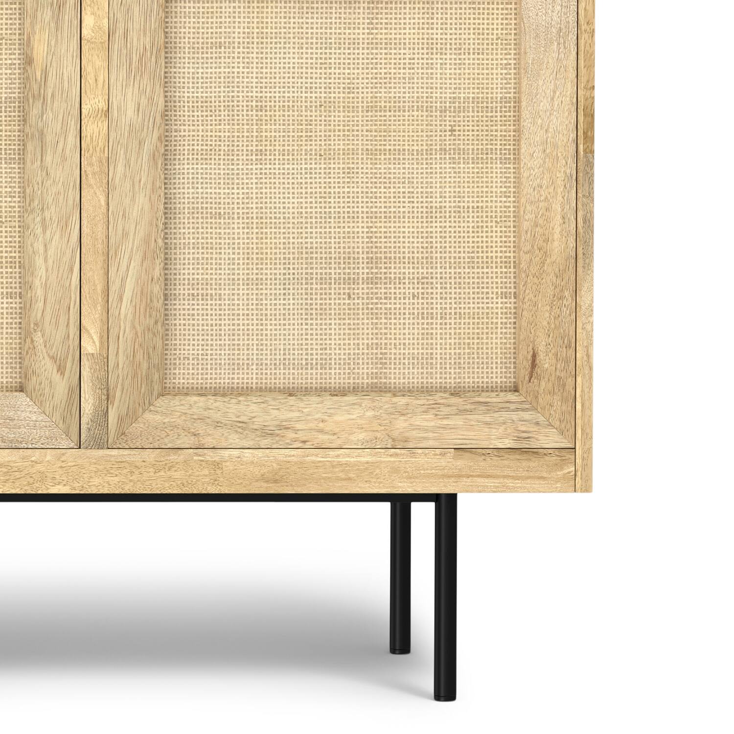 Alt View 5. Simpli Home - Reeves SOLID MANGO WOOD Sideboard Buffet in Natural - Natural.