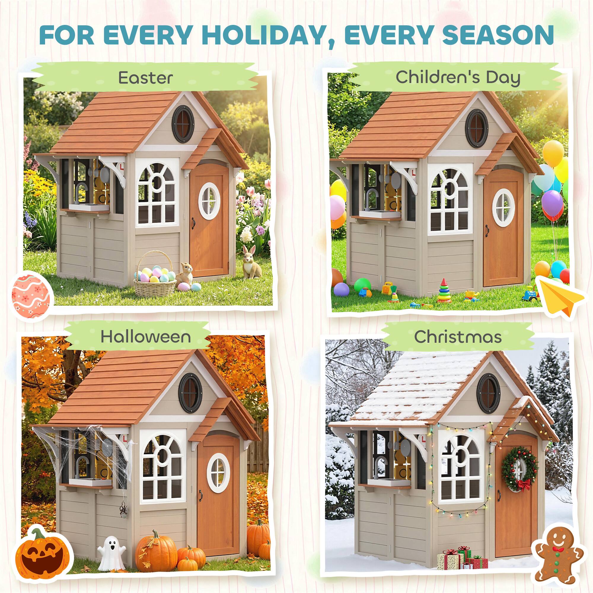 FOR EVERY HOLIDAY, EVERY SEASON

Easter  
Children's Day  
Halloween  
Christmas