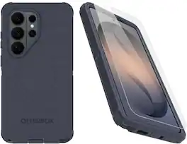 OtterBox - Galaxy S26 Ultra Bundle: Defender Series Case with Magnets & Screen Protector - Case Only - Rugged & Durable - Blue Sentiment