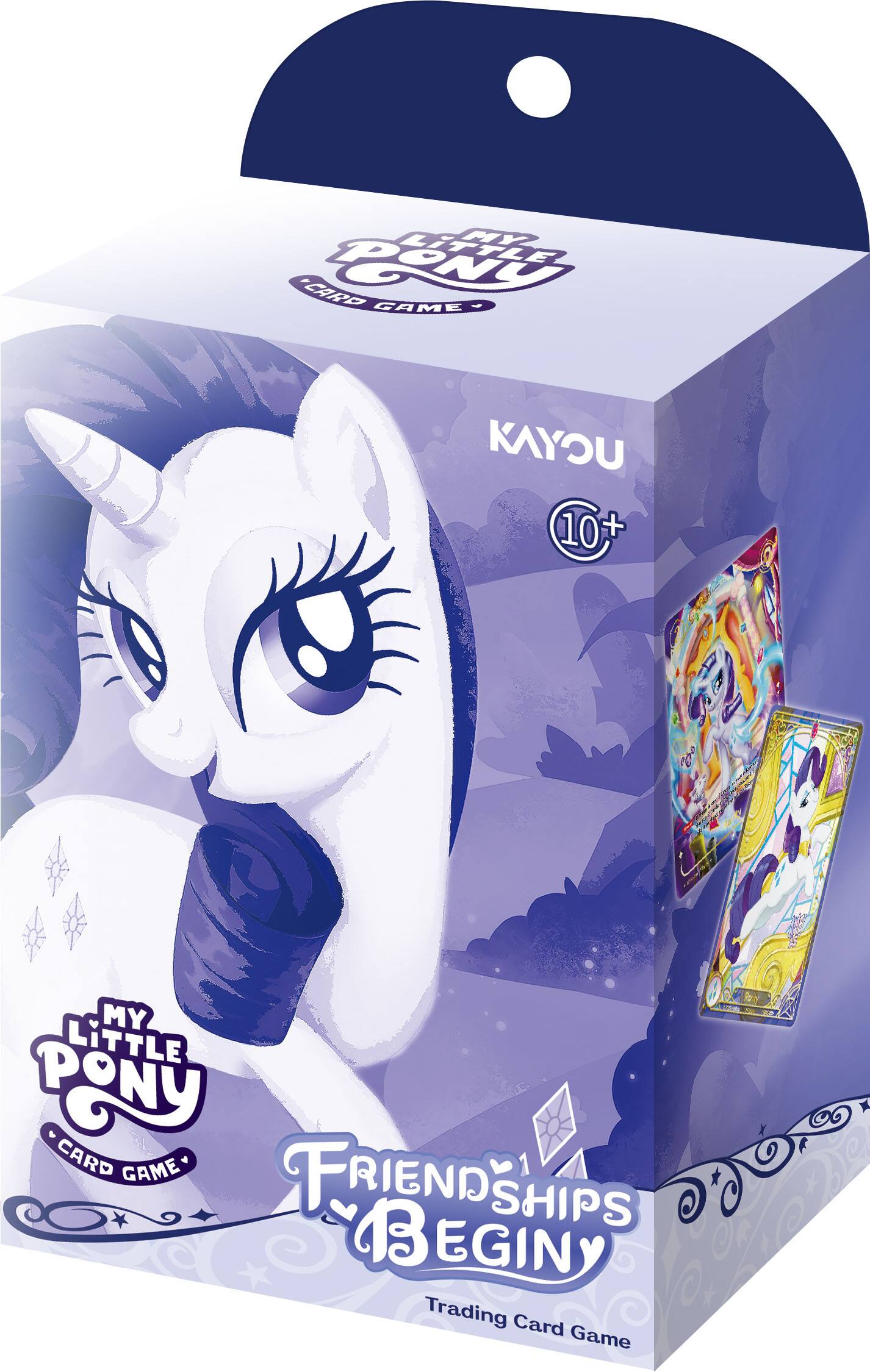 MY LITTLE PONY  
CARD GAME  

FRIENDSHIPS BEGIN  
Trading Card Game  

KAYOU  
10+