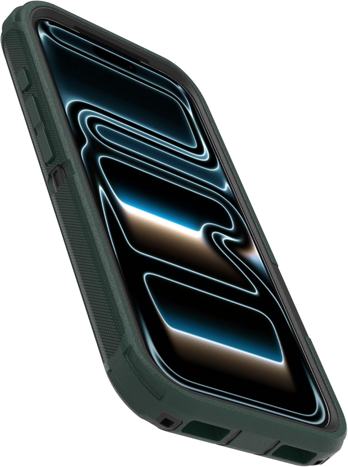 Alt View 1. OtterBox - OtterBox iPhone 17 Pro (Only) Bundle: Defender Series Case & Screen Protector - Case Only - Rugged - Snaps on MagSafe - Roasted Cashew Mist (Green & Black).