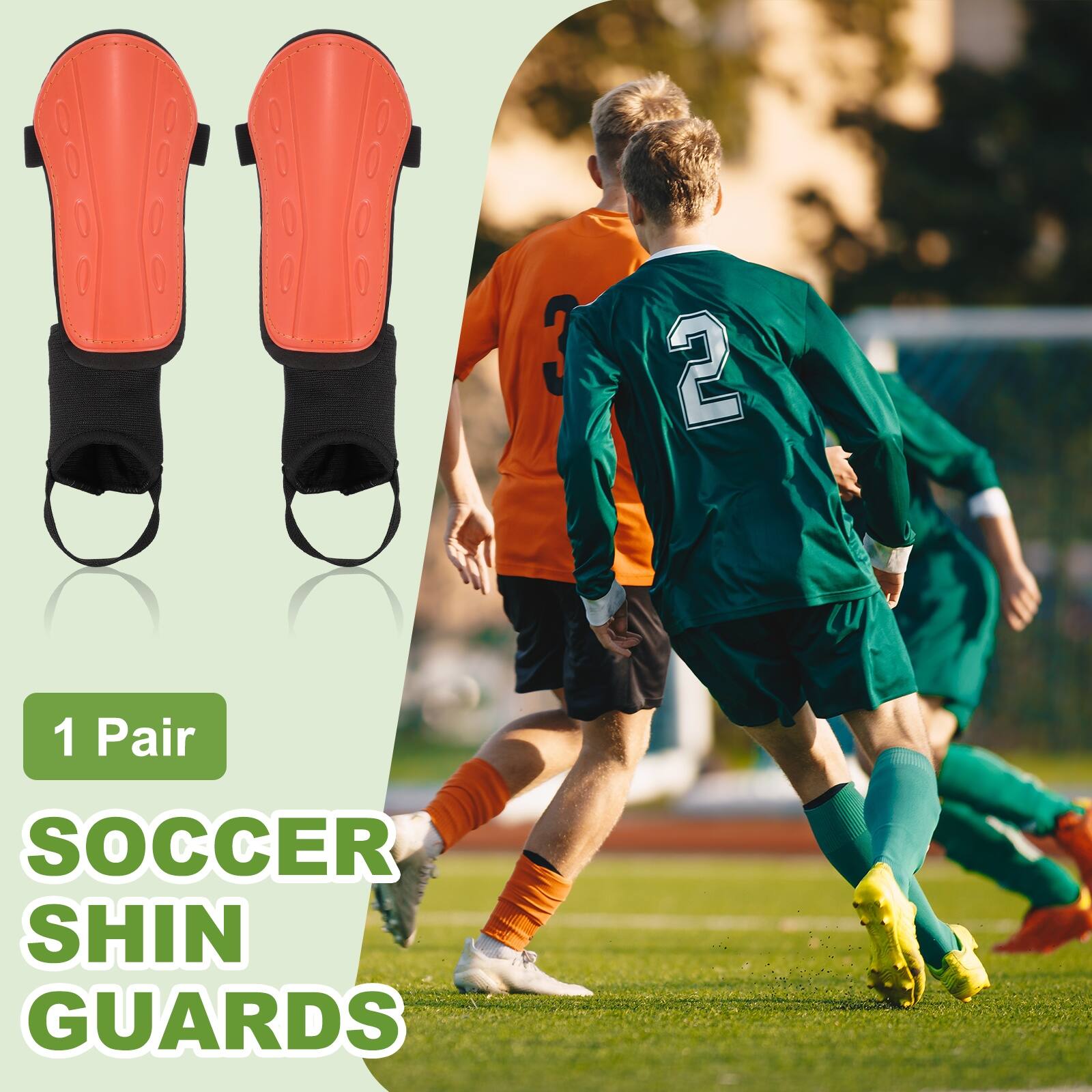 1 Pair SOCCER SHIN GUARDS
