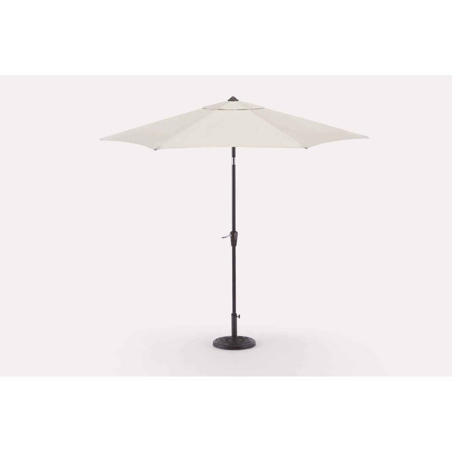 Living Accents - Wilmette 9 ft. Tiltable Beige Patio Umbrella