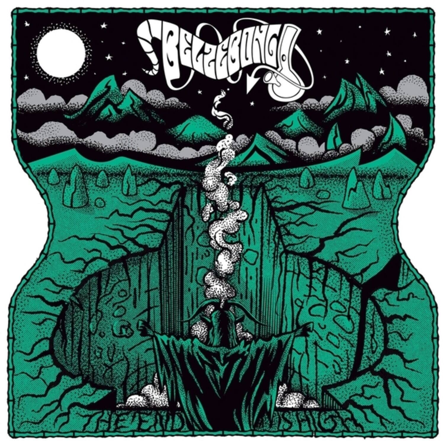 Front. Belzebong - End Is High - Neon Green Vinyl   - VINYL LP.