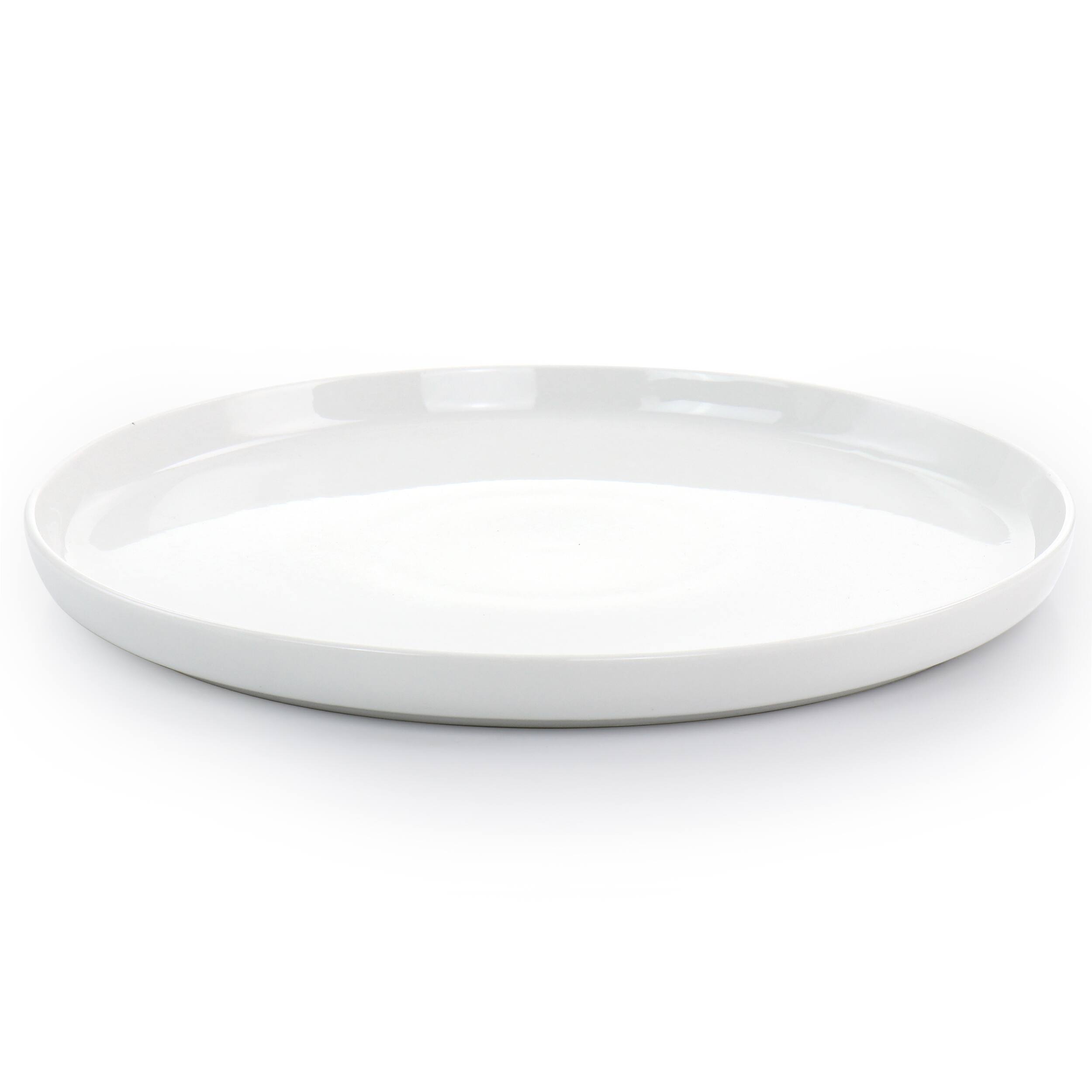 Alt View 2. Gibson - Gibson Home White Deco 16 Piece Fine Ceramic Dinnerware Set in White - White.