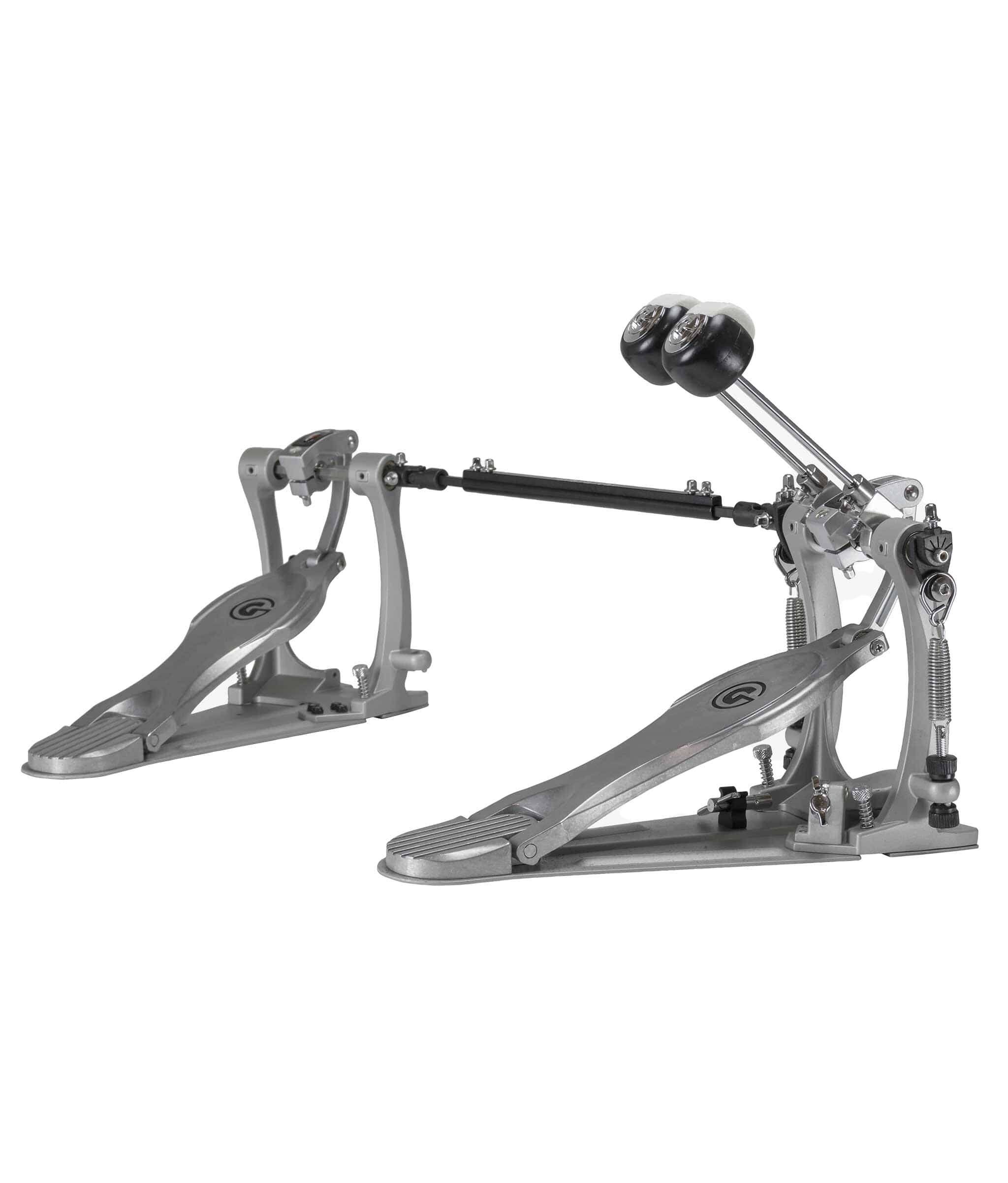Angle. Gibraltar Hardware - Tour Class Direct Drive Double Bass Drum Pedal, with High-Speed Dual Cam System, Adjustable Tension.