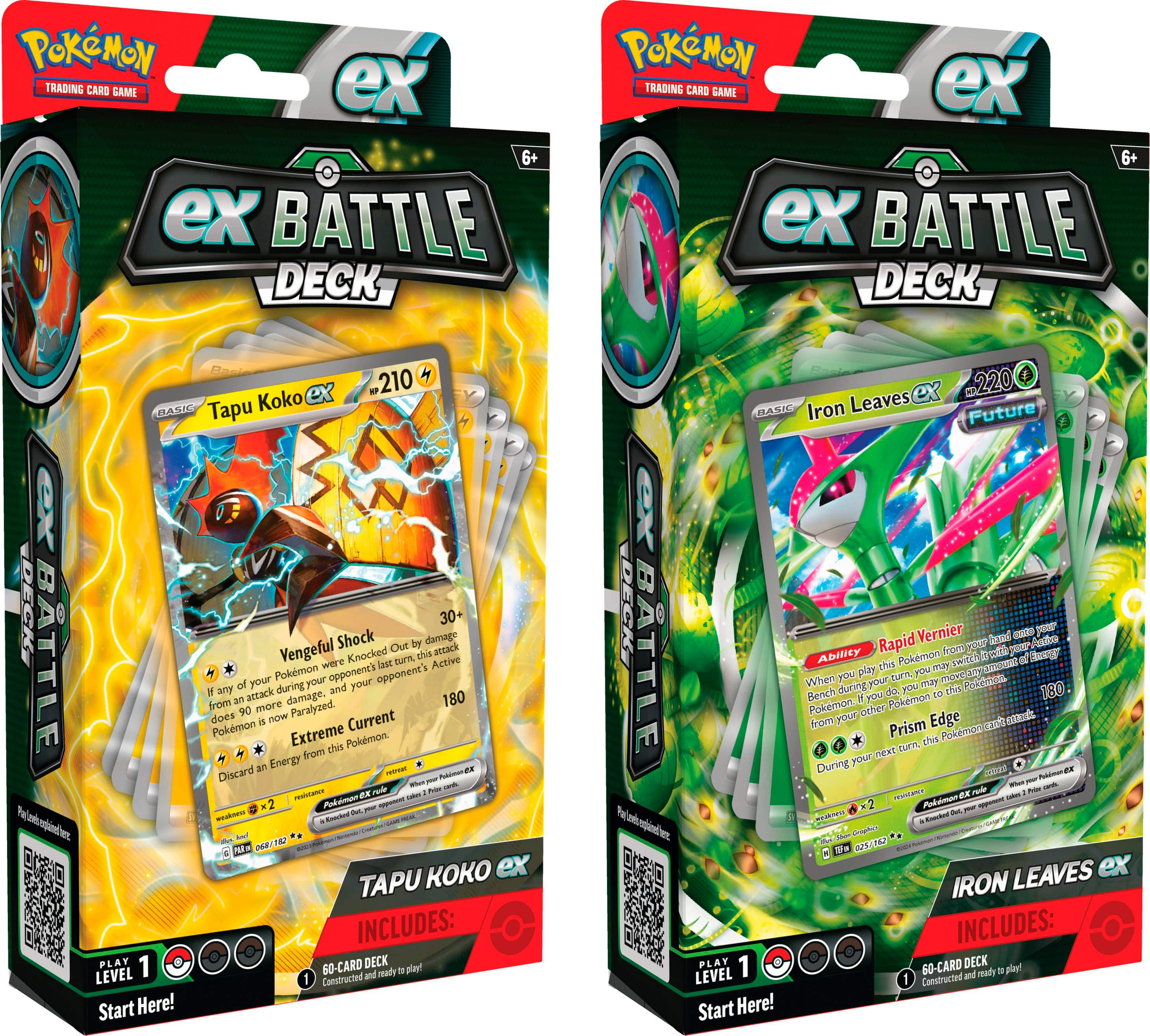 Pokémon Trading Card Game: Tapu Koko ex Battle Deck or Iron Leaves ex  Battle Deck Styles May Vary 290-87778 - Best Buy