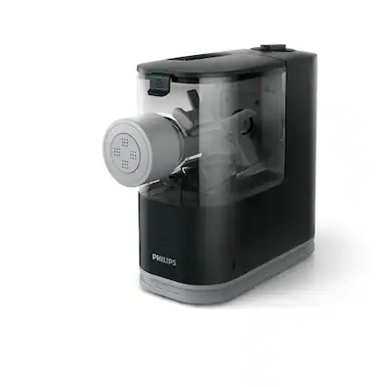 Front. Philips - Philips Compact Pasta and Noodle Maker, HR2371/05- Black - Black.