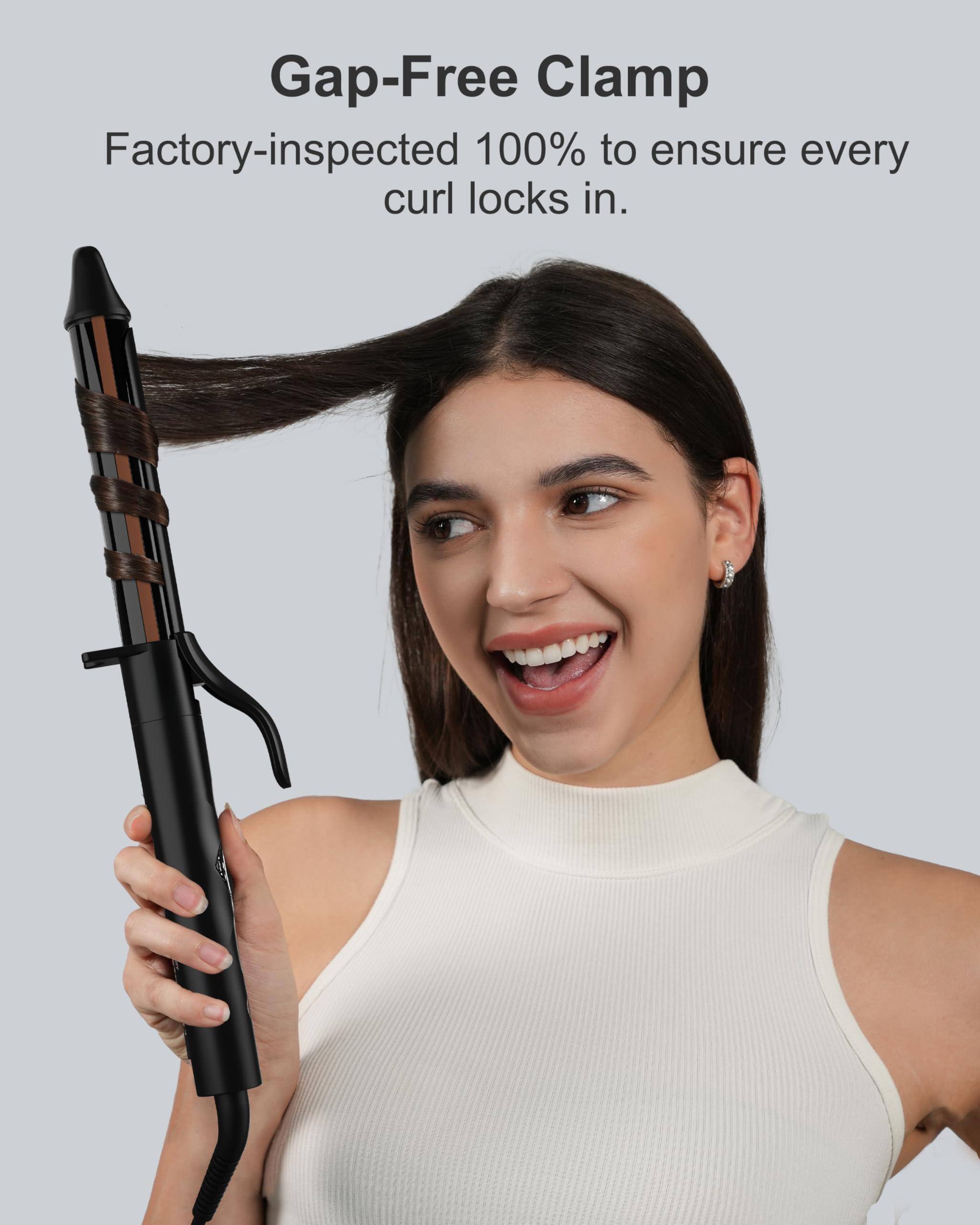 Gap-Free Clamp  
Factory-inspected 100% to ensure every curl locks in.