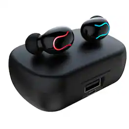 Kitcheniva - Wireless True Twin Ear Pods With Portable Power Bank Charger For On The Go Use