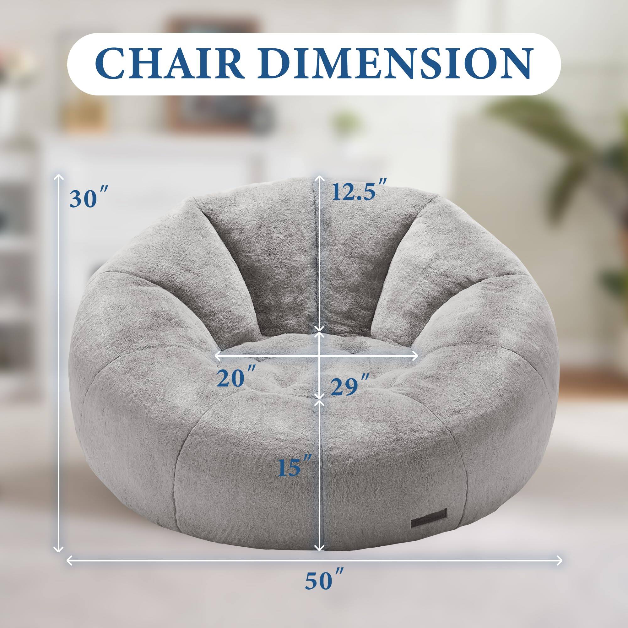 CHAIR DIMENSION  
30" x 12.5" x 20" x 29" x 15" x 50"