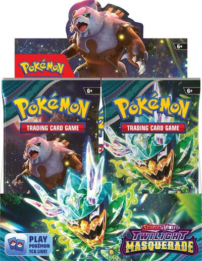 Pokmon Trading Card Game: Twilight Masquerade Booster Box 36 Packs 189-87340 - Best Buy Pokmon Trading Card Game: Twilight Masquerade Booster Box 36 Packs 189-87340 - Best Buy