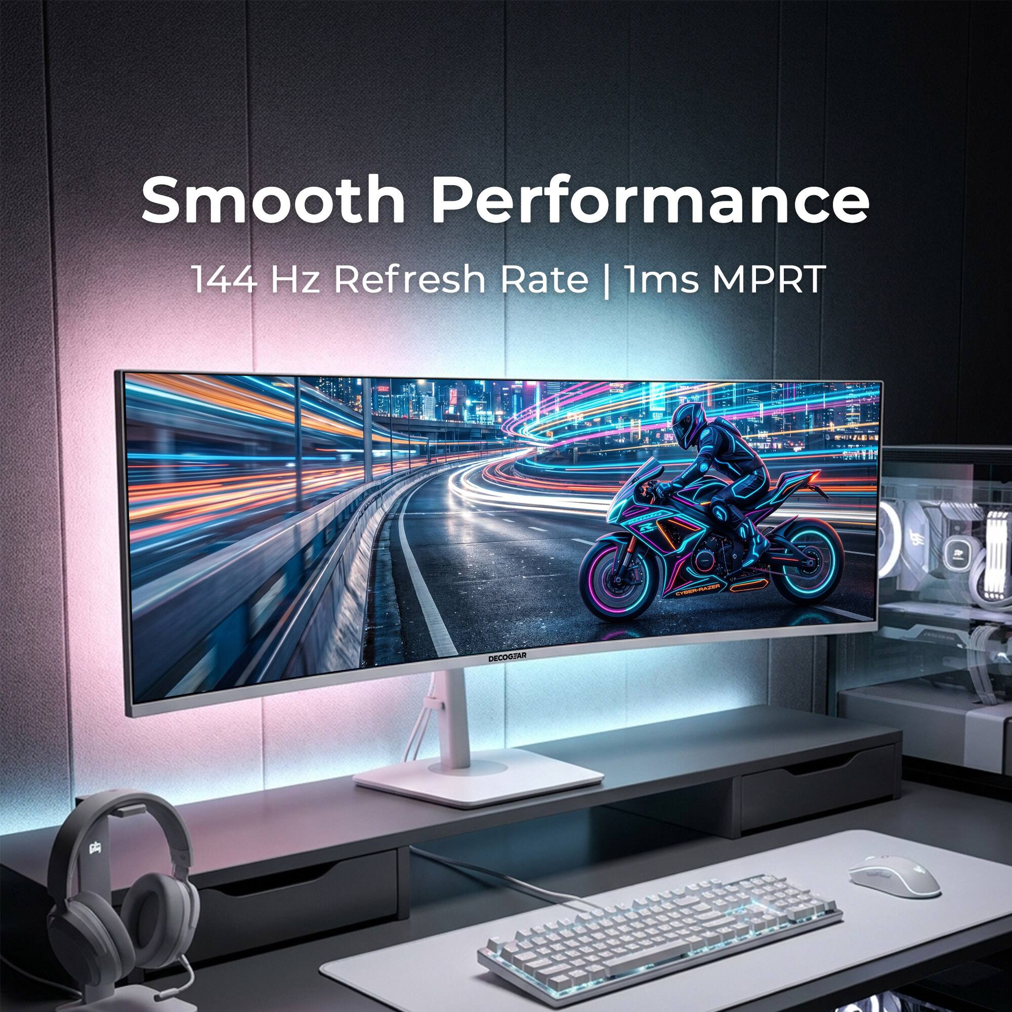 Smooth Performance  
144 Hz Refresh Rate | 1ms MPRT  
DECOOTAR