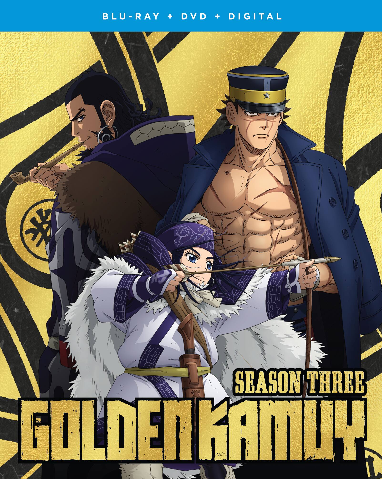 Alt View 1. Golden Kamuy: Season Three (Blu-ray + DVD).