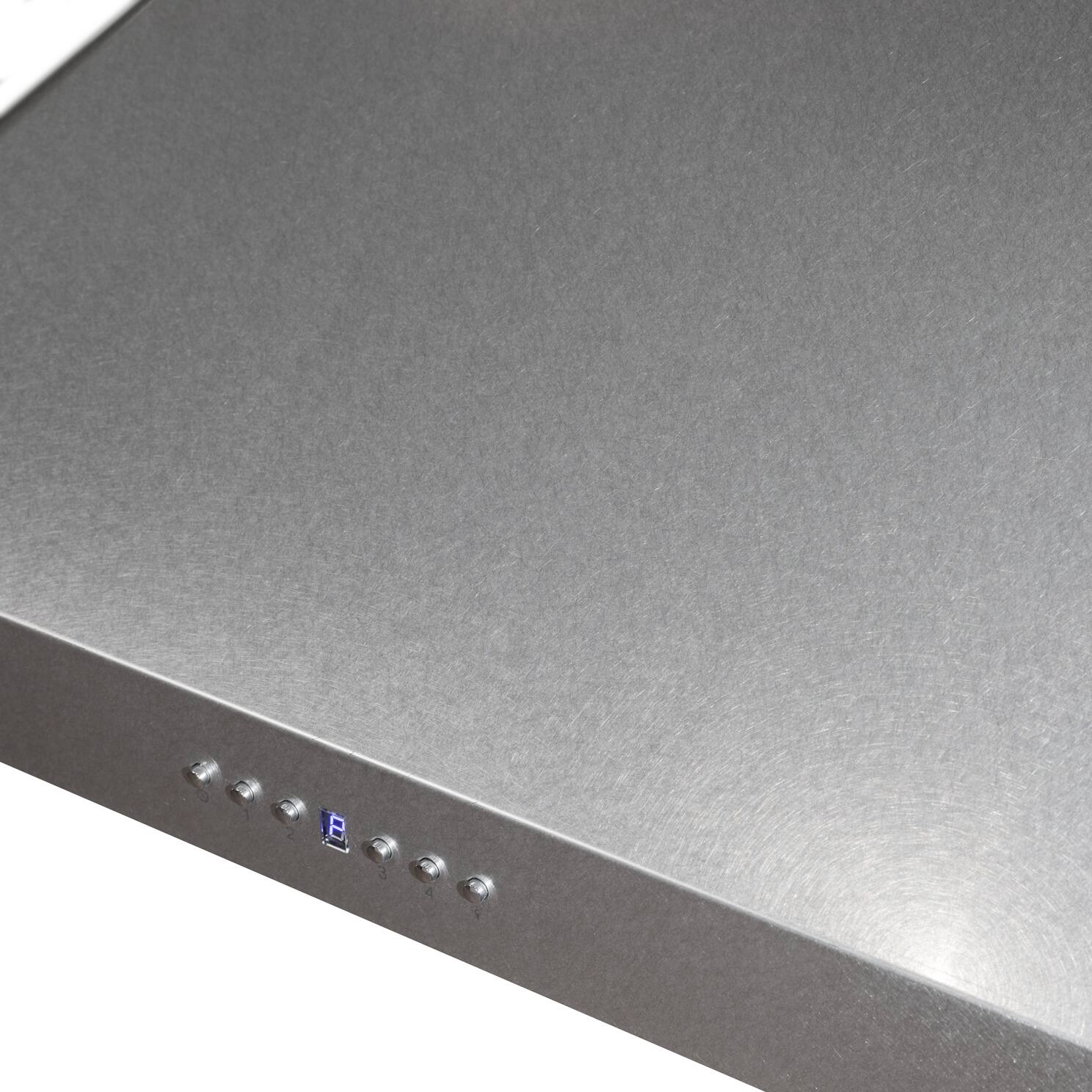 Alt View 1. ZLINE - ZLINE 30 in. Ducted Wall Mount Range Hood in Satin Stainless Steel (8KF2S-30) - Satin Stainless Steel.
