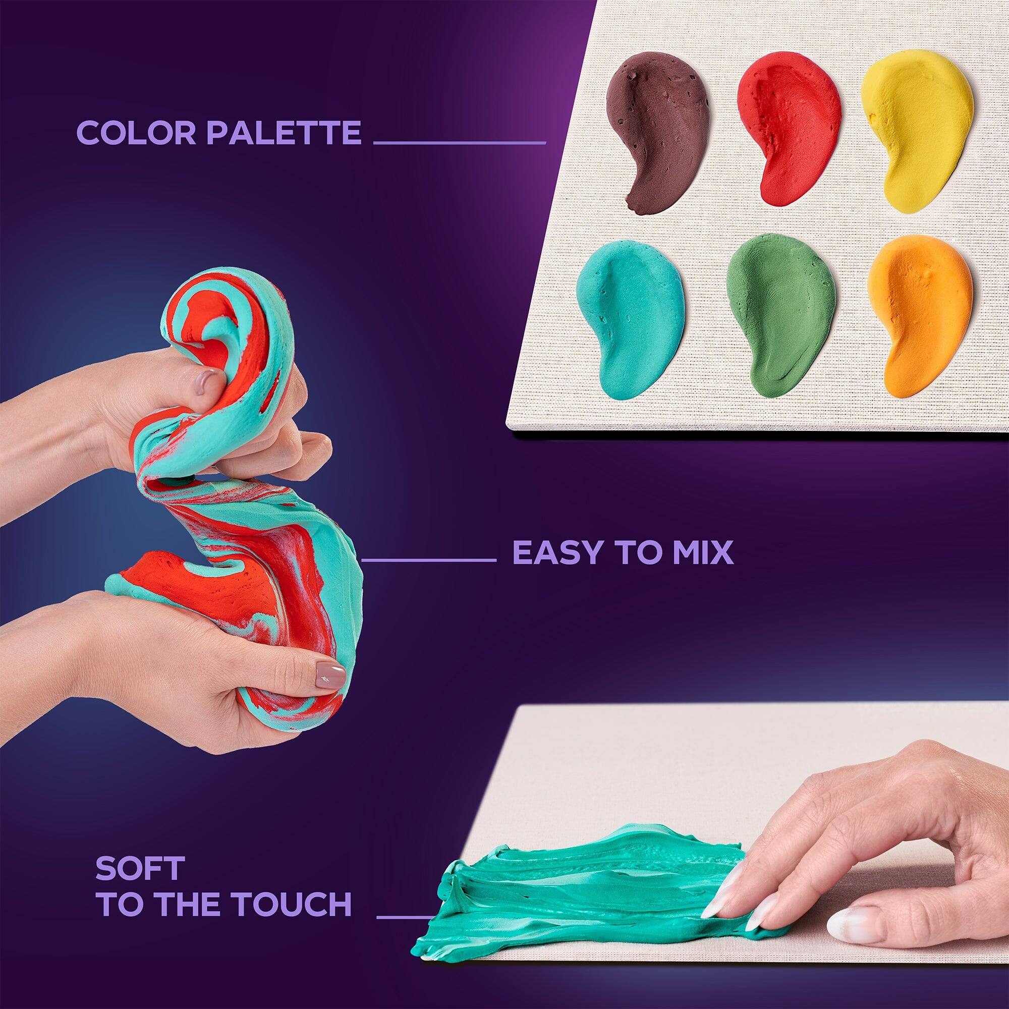 COLOR PALETTE
EASY TO MIX
SOFT TO THE TOUCH