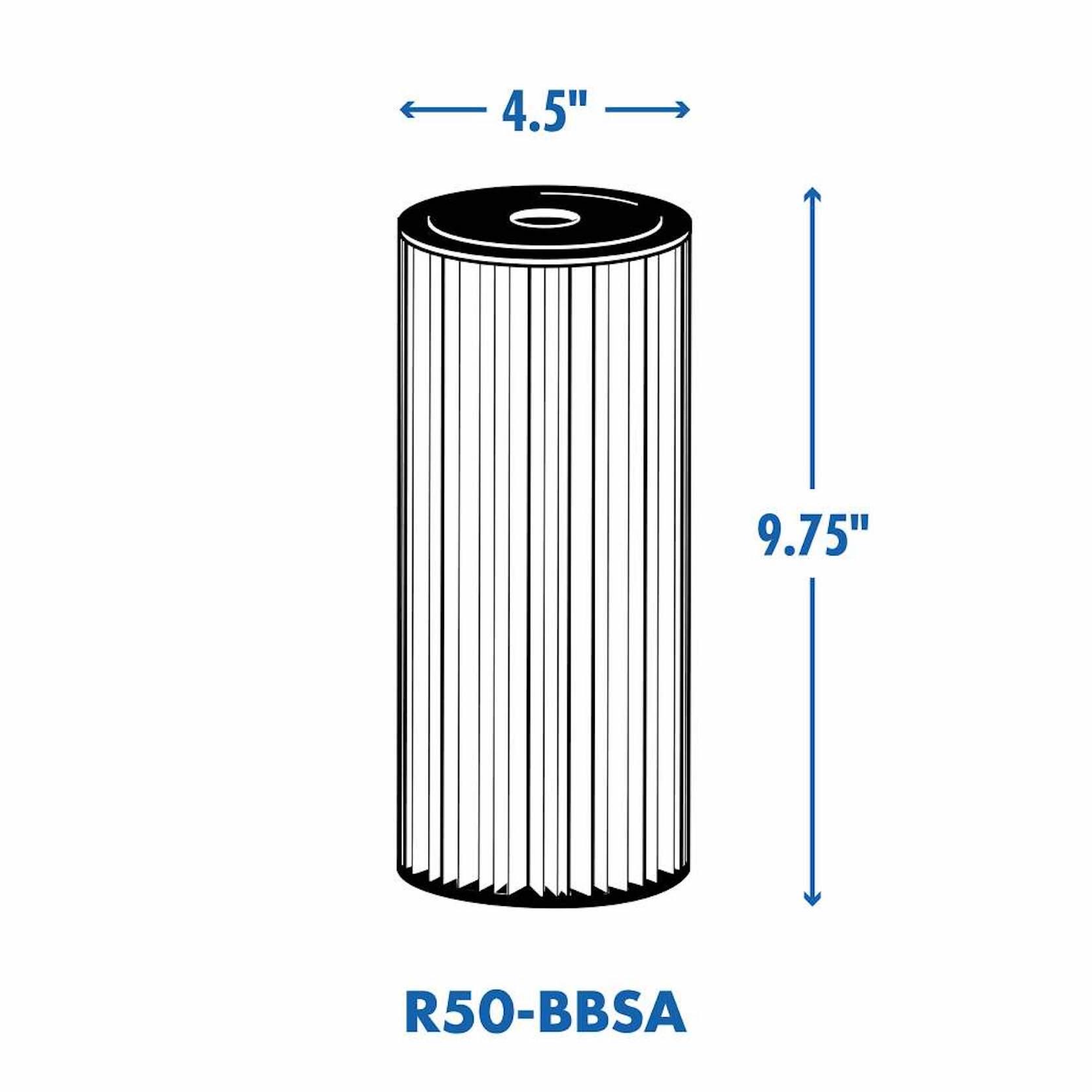 Alt View 12. Culligan - Culligan Coarse Whole Home Heavy Duty 1" Replacement Filter - White.