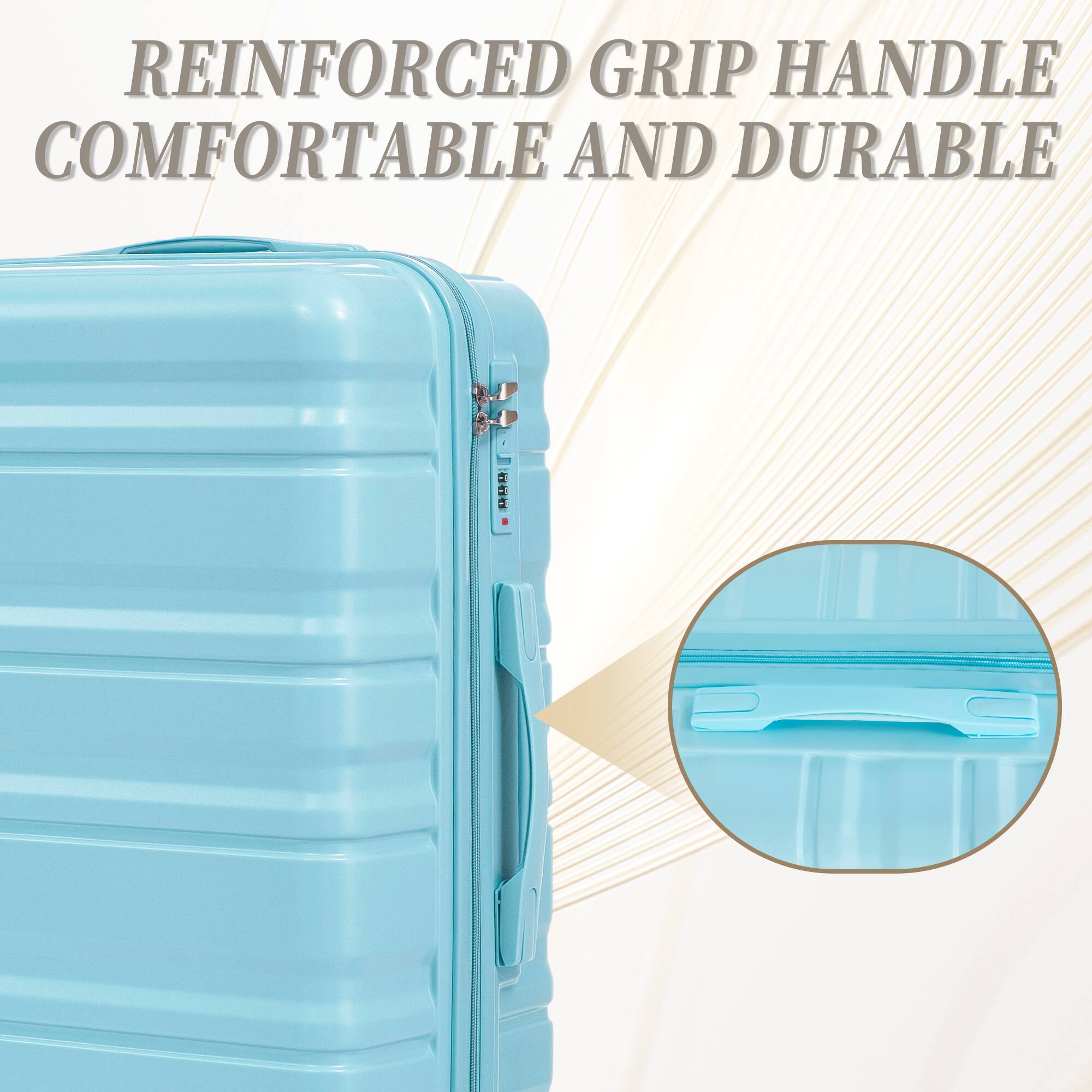 REINFORCED GRIP HANDLE COMFORTABLE AND DURABLE