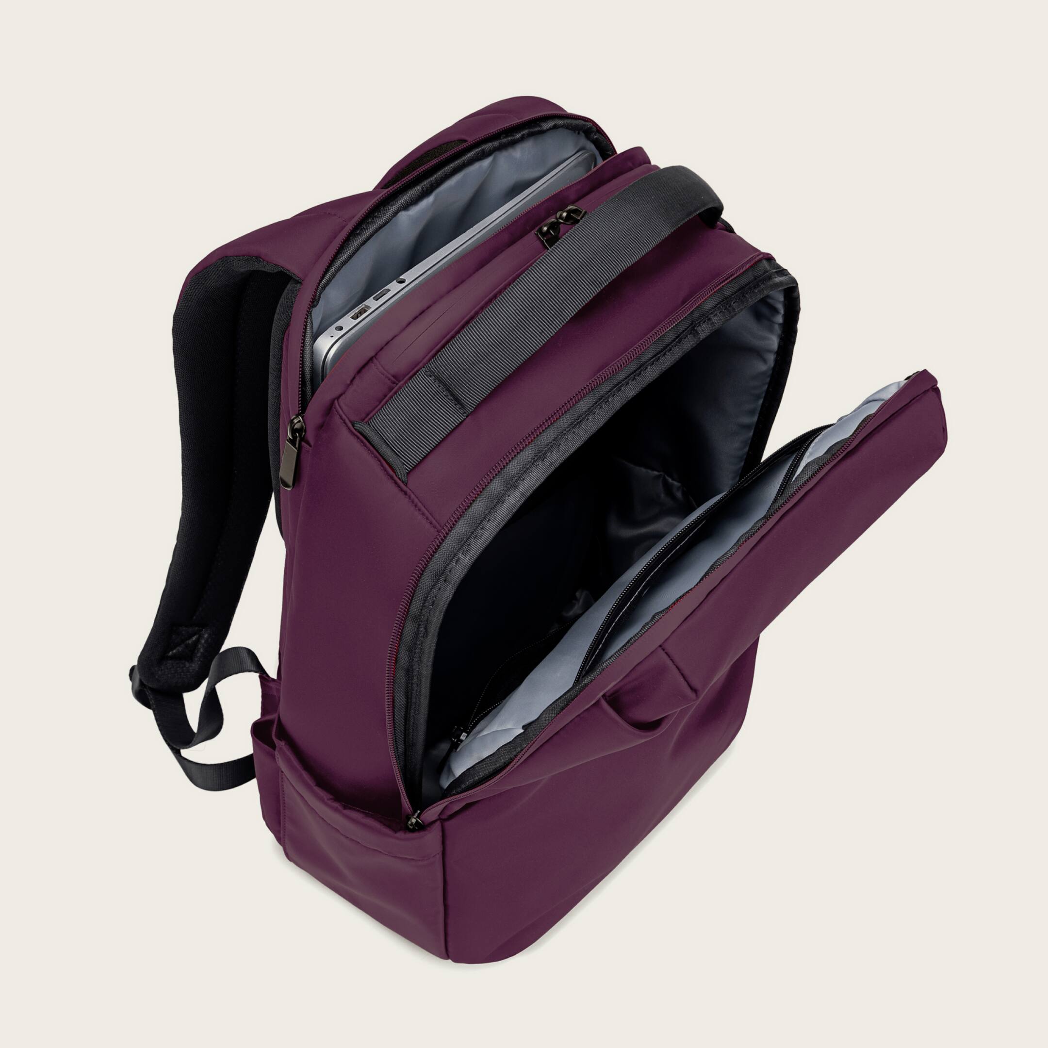 Alt View 8. Lux & Nyx - Lux & Nyx - Origami 16" Laptop Backpack - Wine - Wine.