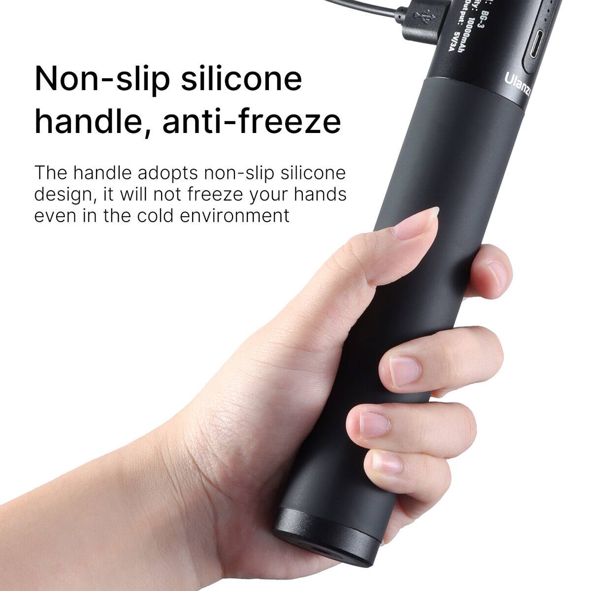 Non-slip silicone handle, anti-freeze

The handle adopts non-slip silicone design, it will not freeze your hands even in the cold environment