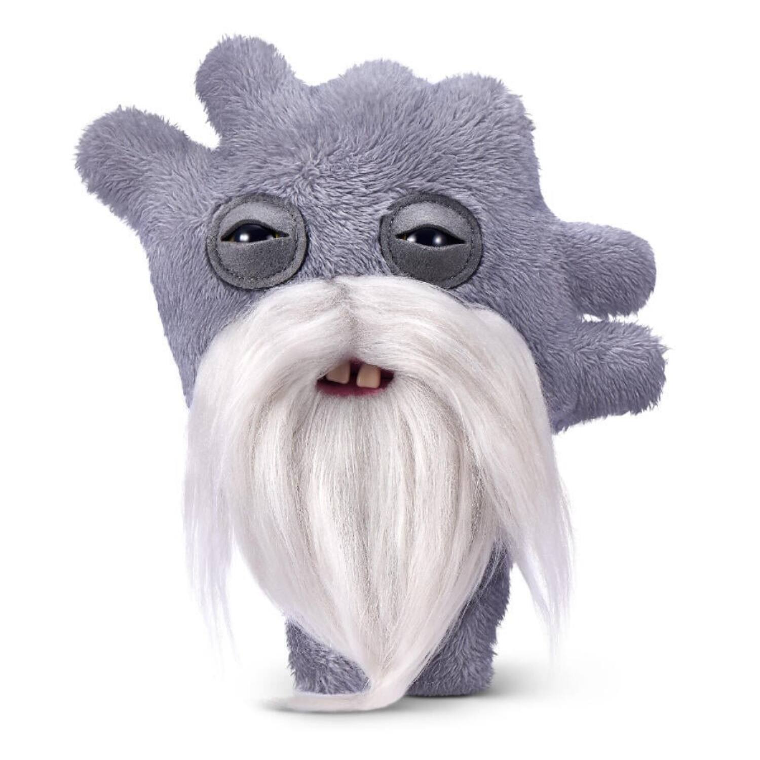 Zuru Fuggler Old Fogies Captain Cardiac Grey 9 Inch Plush Toy - Gray