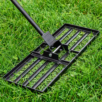 Best Choice Products - Lawn Leveling Rake, 30" x 10", Extra Long 78" handle Heavy Duty Landscape - Black