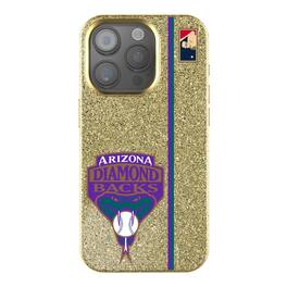 Keyscaper - MLB - Arizona Diamondbacks 1999 Logo iPhone Bling Case - 14 - Gold