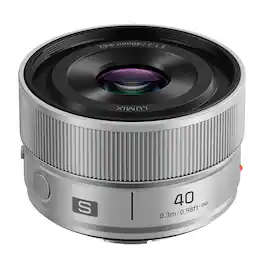 Panasonic - LUMIX S 40mm f/2 Lens for L-Mount, Silver - Silver