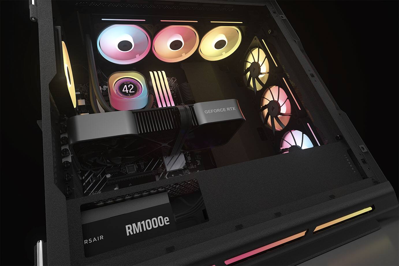 "42 GEFORCE RTX e 1/5000T RM1000e RSAIR"