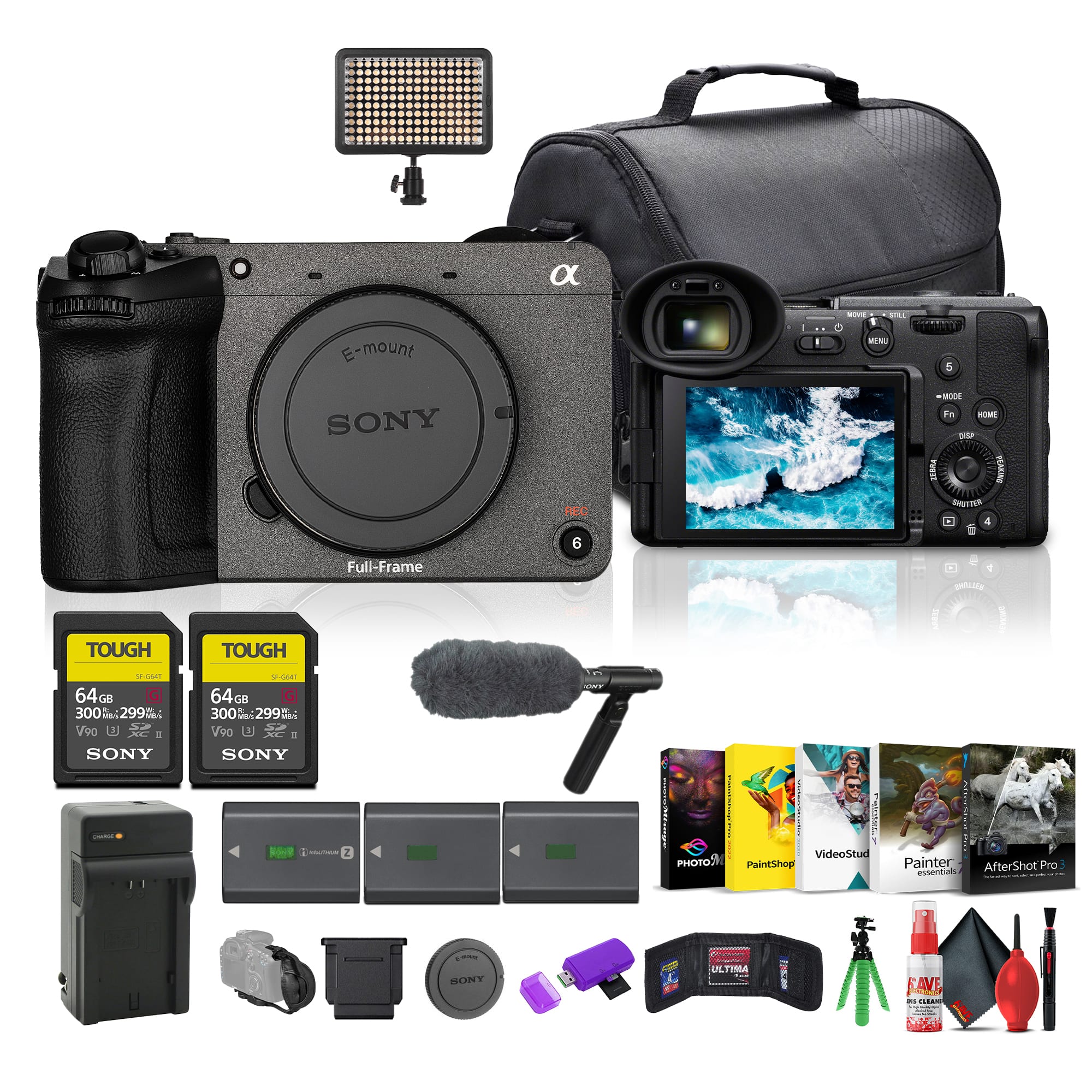 Sony - FX2 Compact Cinema Camera – Full-Frame 4K, Internal ND, Fast Autofocus + More