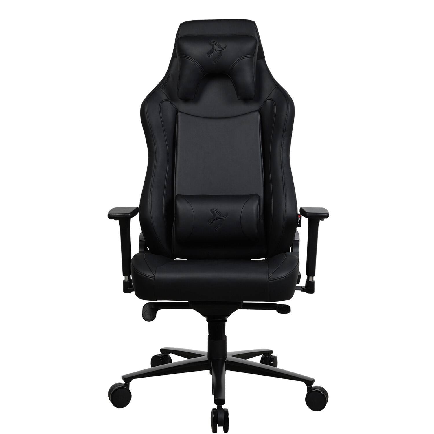 Angle. Arozzi - Vernazza Series Premium XL Soft PU Gaming Chair - Pure Black.