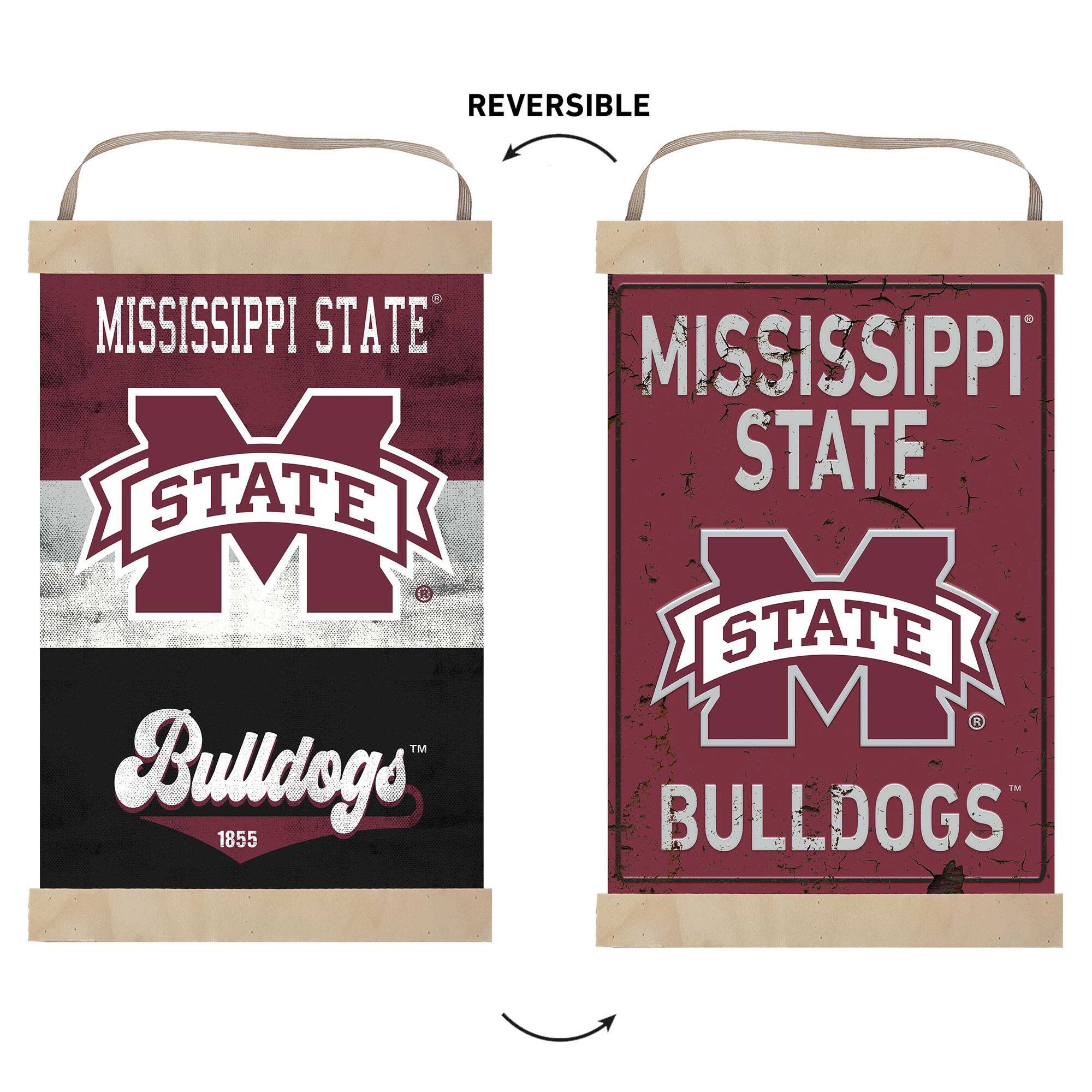 REVERSIBLE MISSISSIPPI STATE STATE M Bulldogs 1855 MISSISSIPPI STATE STATE M BULLDOGS