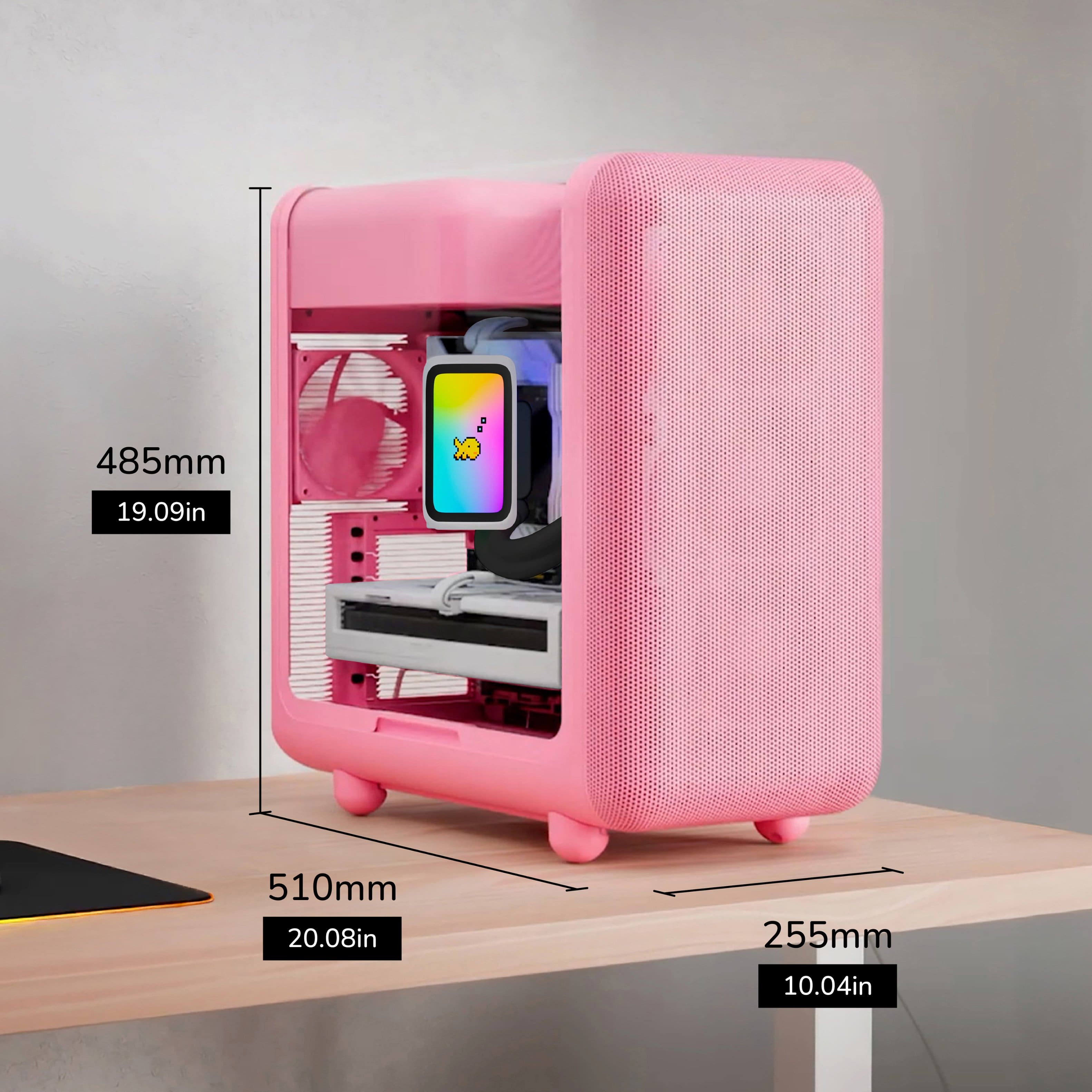 ヨシダ　ヒカル　HY-50s HYTE X50 Modern Performance ATX Mid Tower PC Gaming Case