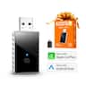 AstroAI - 2-in-1 wireless CarPlay & Android Auto adapter converts wired to wireless, plug & play, glass panel, metal design.