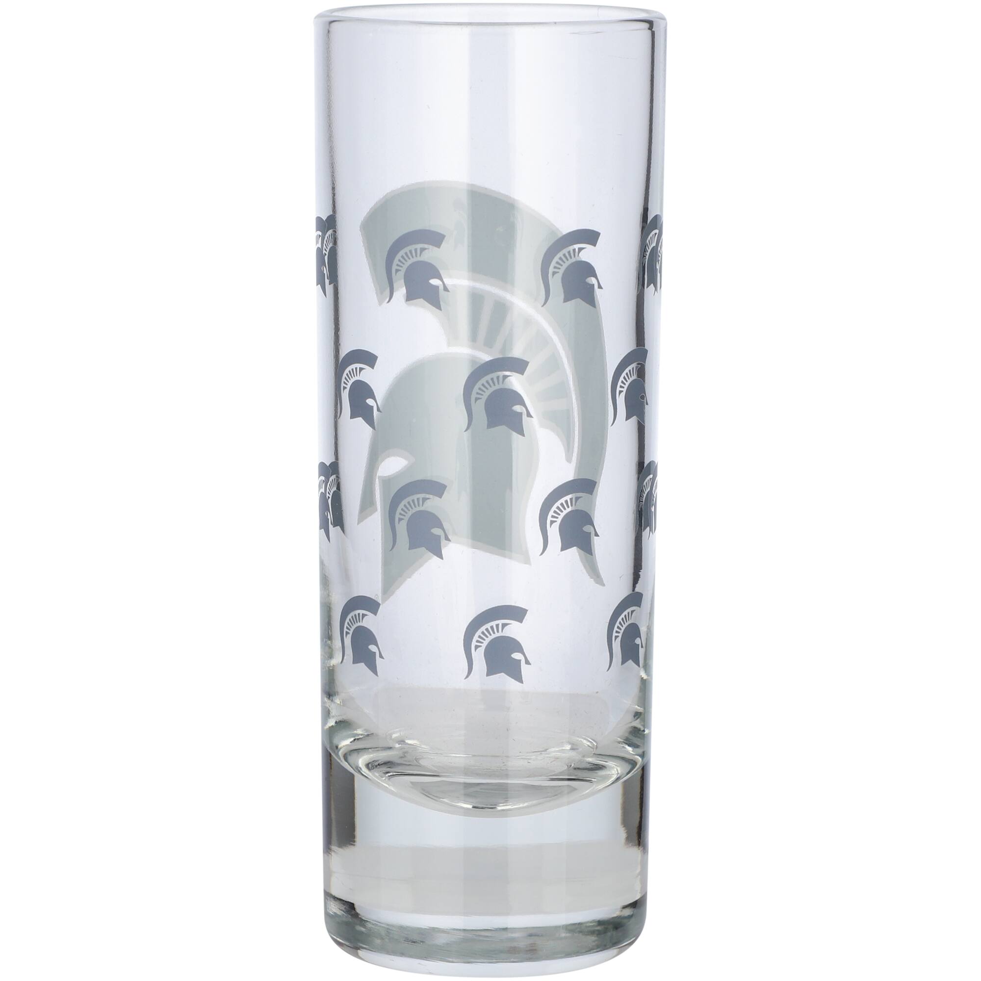Alt View 1. Logo Brands - Michigan State Spartans 2.5oz. Satin-Etched Tall Shot Glass - Multicolor.