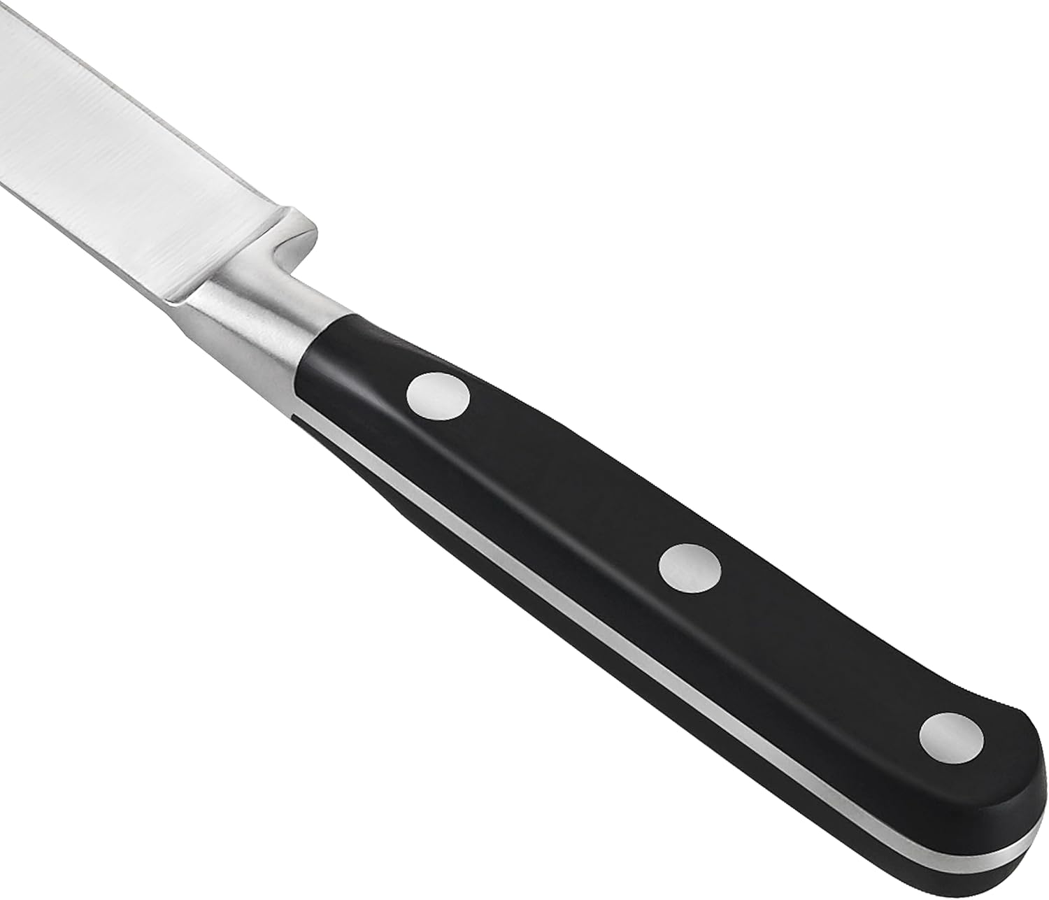 Alt View 3. Cooks Standard - Classic Cutlery Steak Knives Set, High Carbon Stainless Steel, Ergonomic Handle, 6-Piece, Black.