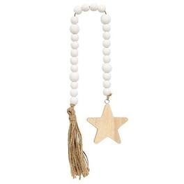 BreeBe - *Wood Star Beaded Tassel - Multi